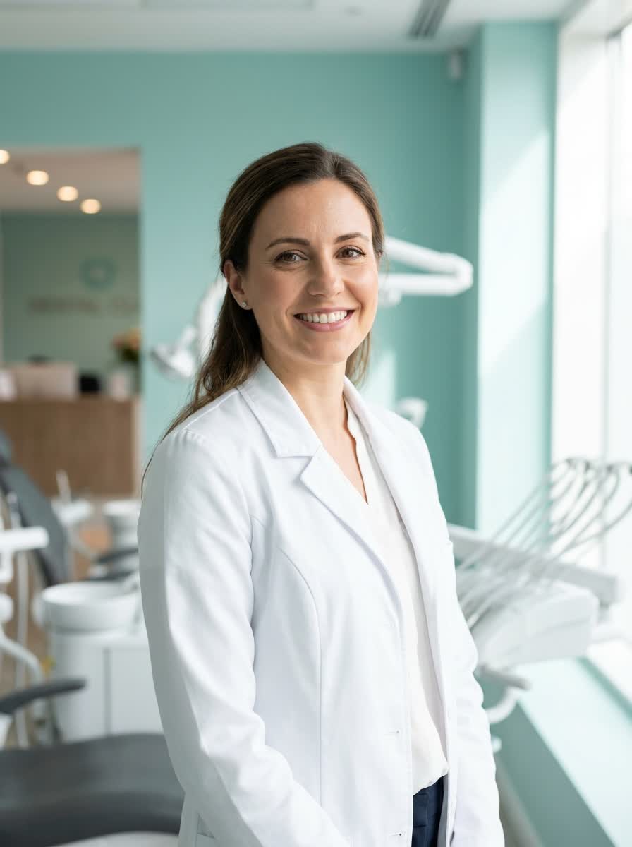 Le Dr Yasmine Amrani, chirurgienne-dentiste